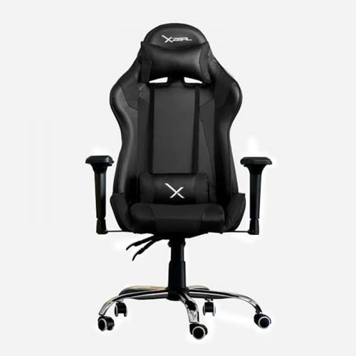 Silla Gamer Xzeal XZ05 color negro con soporte lumbar, ergonómico, hasta 115KG, XZSXZ05B