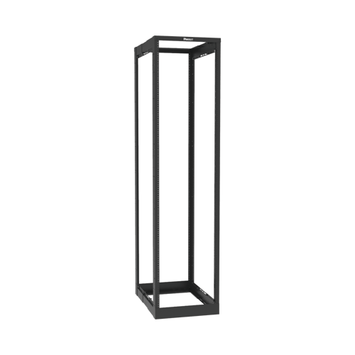Rack de 4 Poster de 19" Panduit AR4P, Rieles Roscados #12-24 Profundidad Ajustable de 23 a 42 IN, 45 Unidades de Rack, Color Negro