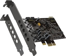 Tarjetas de Sonido PCIe 5.1 Canales Creative Sound Blaster Audigy FX V2 70SB187000000 / PCI-Express / 24 Bit