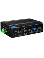 Switch Gigabit Industrial High Utepo POE 4 Puertos/ 802.3 AF/ 802.3AT/ 2 Puertos Combo Uplink Gigabit/ Hasta 60W por Puerto/ 120W Totales/ DIN Riel, UTP7204GE-HPOE