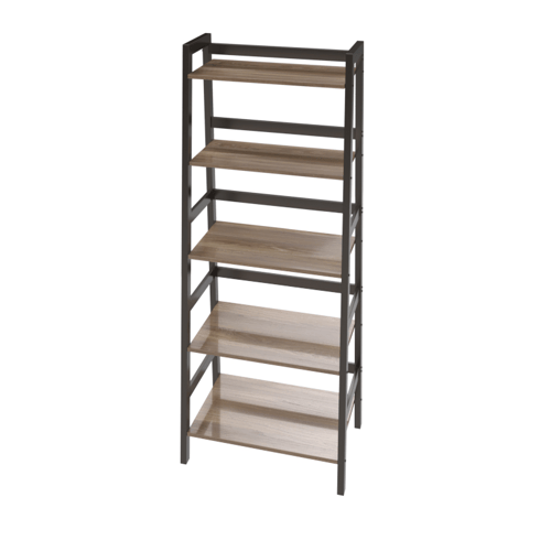 Estante Escalonado de 5 Repisas Xtech XTF-BS261 Madera/ Acero Color Canela