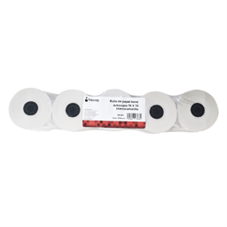 Paquete con 5 Rollos Papel Bond Nextep NE-531 de 76X70MM/Blanco-Amarillo