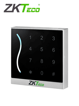 Lector Esclavo de Tarjetas ID 125KHZ ZKTeco ProID30BE/Green Label/Conexion WIEGAND 26-34 Ajustable/Teclado Touch/IP65/Compatible con Paneles C3 e InBio