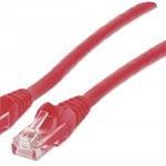 Cable de red categoría 6 color rojo de 1.5 mts Intellinet 342155
