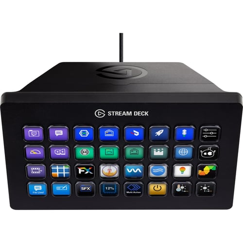 Stream Deck XL Elgato Alambrico/ 32 Teclas LCD/ USB/ Negro
