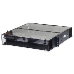 Panel de conexión Fiberexpress Belden ECX-02U para 4 cassettes 2U, 19" de ancho