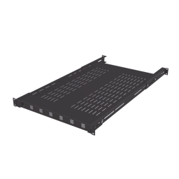 Charola Ventilada Para Soportar Equipos En Rack Linkedpro LPRVSH49-961U Profundidad Ajustable de 495 a 965 MM, 1U, Color Negro