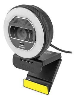 Webcam Flexcam Para Streaming Yeyian YPW-QHDAF-M1 2K/USB/Control Remoto/Negro