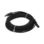 Cable Fotovoltaico de 50 Metros Epcom CBLMC4HM50 10AWG/ Color Negro/ con Terminales MC4 en Ambos Extremos