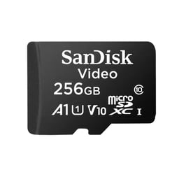 Memoria MicroSDXC 256GB Sandisk SDSDQAS5-256G-BP Para Videovigilancia 24/7