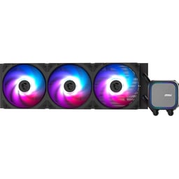 Enfriamiento Líquido MSI MAG CoreLiquid A13 360 ARGB Gen2 / 3x120mm / Hasta 3800RPM / LGA 1700, 1851, AM5 / Color Negro