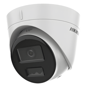 Cámara Turret IP Hikvision DS-2CD1323G2-LIUF de 2MPX/2.8MM/30M IR + 30M Luz Blanca/Micrófono Integrado/AcuSense Lite/IP67/H.265/PoE/ONVIF/Micro SD