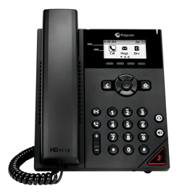 Teléfono IP Poly VVX 150 con 2 Líneas/2 Puertos 10/100Mbps con Soporte PoE/Negro/2200-48810-025
