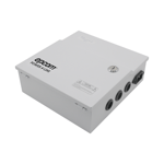 Fuente de Poder Profesional Epcom 12VCC/ 4A Voltaje de Entrada 96-264 VCA, Para 4 Camaras, PLK12DC4ABK