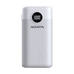 Power Bank Adata AP10000QCD-DGT-CWH 10000MAH USB Tipo-C Blanco