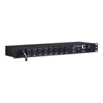 PDU Switchable por Toma Cyberpower PDU41001 Entrada 120VCA Nema 5-15P/ con 8 Salidas Nema 5-15R/ Horizontal 19"/ 1UR