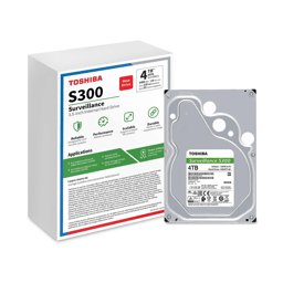 Disco Duro Externo 4TB Toshiba HDWT840UZSVA S300, Para Videovigilancia, SATA 3.5", 5400 RPM, 128MB