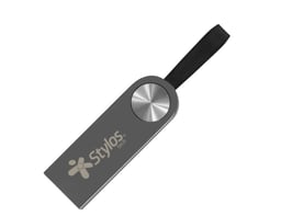 Memoria USB 2.0 16GB Stylos ST300/Color Gris/STMUS316B