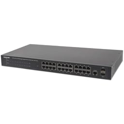 Switch Gigabit Intellinet 560559 24 Puertos/Administrable/30W/Pto 240W 2 SFP