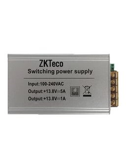 Fuente De Poder ZKTeco TPM005B Para Gabinete ZKTECO GABMET ZKT065003 110V/12V