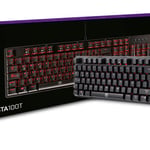 Teclado Mecanico Primus Gaming Ballista 100T PKS-103S Led Rojo/ Alambrico/ USB/ Switch Red/ Color Negro