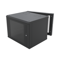 Gabinete Linkedpro Sr-1912-Gap-V4 Abatible De Pared C / Rack 19" De 12 Unidades Ventana De Cristal Templado