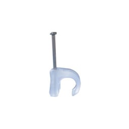 100 Piezas de Grapas para Cable Redondo de 3MM Transparente, 3101-00100