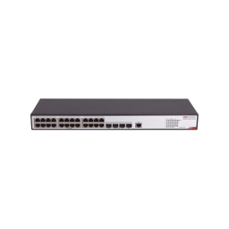 Switch Gigabit Hikvision DS-3E2728-HI-24T4X 24 Puertos RJ45 GE/4 Puertos SFP 10G/Administrable/Soporta IGMP