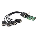 Tarjeta Serial PCI Express con 4 Puertos Brobotix 651916