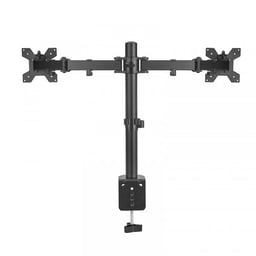 Soporte de Escritorio Doble Getttech GWM-DT232-01 para 2 Monitores de 19" a 32", Brazos Articulados, VESA 75 × 75 y 100 × 100 mm, Capacidad de 8 kg, Negro