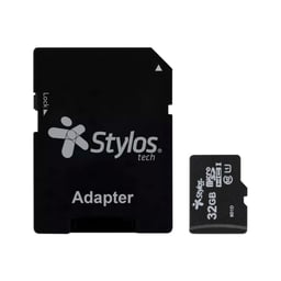 Memoria MicroSD 32GB Stylos STMS321B Clase 10 / Con Adaptador