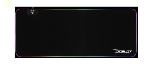 Mousepad Ocelot de Tela Extendido RGB con Software Integrado, OMPXL01