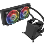 Enfriamiento Liquido INWIN AIO SR24 240MM/ 2500 RPM/ Doble Bomba/ ARGB/ Multisocket, IW-LC-SR24