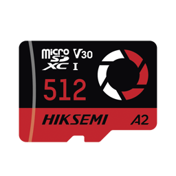 Memoria MicroSD 512GB Hiksemi HS-TF-E3/512G Clase 10, Para Drones Comerciales, Camaras de Fotografia y de Video