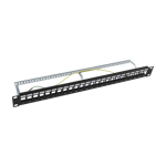 Patch Panel Modular STP de 24ptos, 1U, LP-PP-23-STP-BK-24P