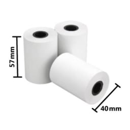 Paquete con 10 Rollos de Papel Termico 57X40MM Nextep NE-528