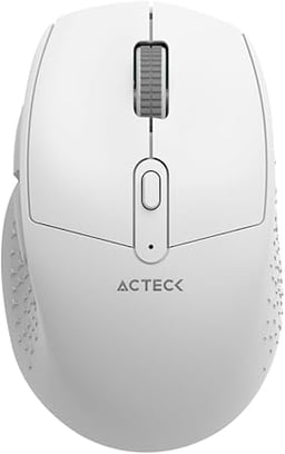 Mouse Inalambrico ACTECK OPTIMIZE ERGO MI680 ELITE SERIES/1600DPI/6 Botones/Color Blanco/AC-934084