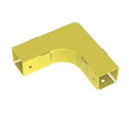 Angulo Recto A 90º Horizontal Con Tapa, Panduit FRA2X2LYL, Para Canaletas Fiberrunner 2X2, Color Amarillo