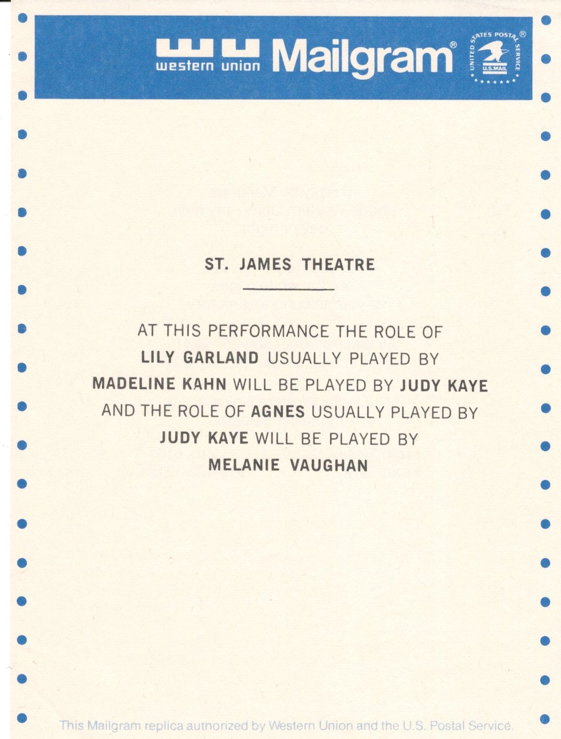 The Death of the Understudy Slip