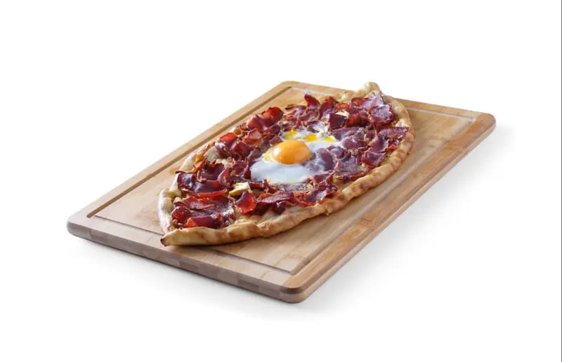 Açık Pastırmalı Pide