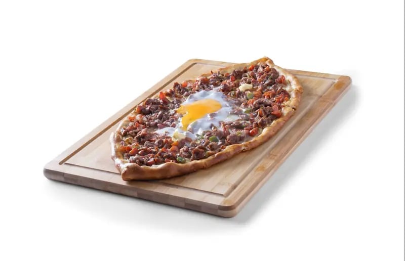Açık Kuşbaşılı Pide