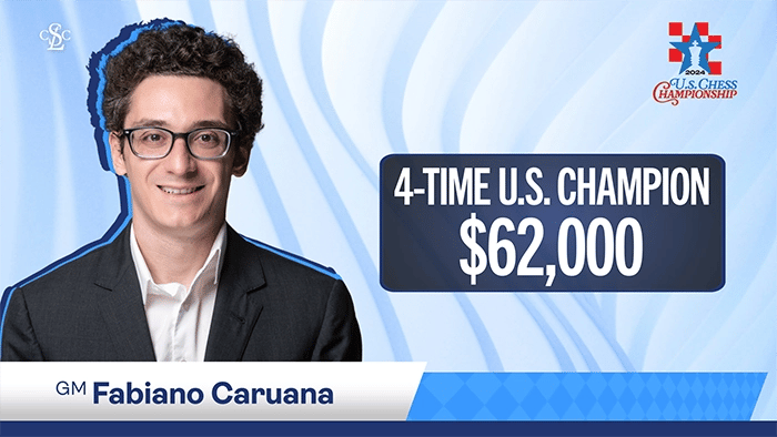 2024 U.S. Chess Champion GM Fabiano Caruana
