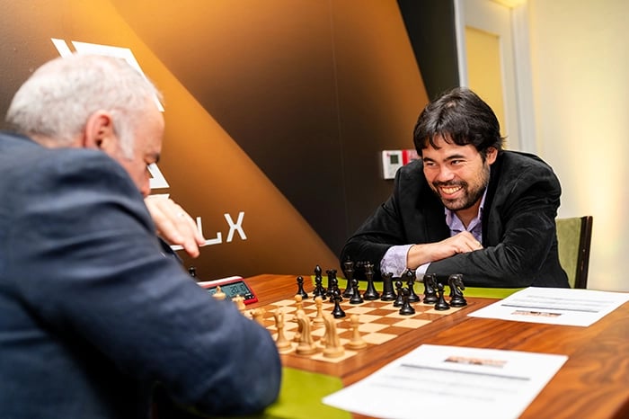 2024 Chess 9LX Day2 GM Garry Kasparov GM Hikaru Nakamura