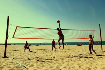 Beach Volley à la plage de Grenoble