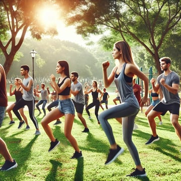 Gym dynamique en Plein Air
