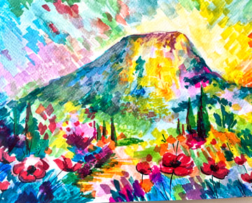 Peinture, croquis, aquarelle