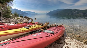 Sorties en Kayak, départ de Chambéry