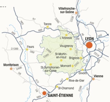 Monts du Lyonnais & Pays de l'Arbresle