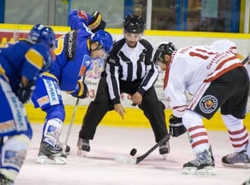 Les passionnés de hockey
