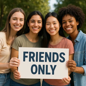 Groupe de rencontres amicales entre femmes